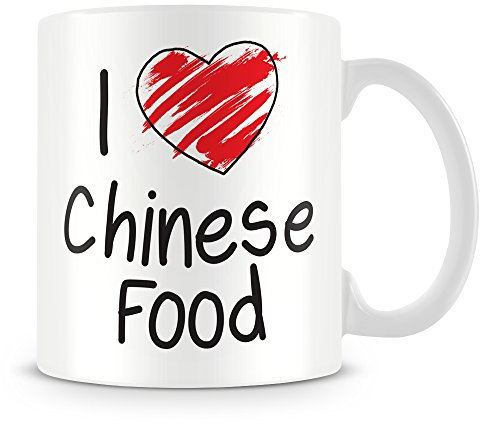 I Love Chinese Food Personalised Mug - Add Photo - Customised Cup Gift