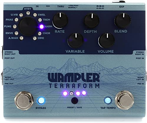 Wampler Terraform Multi-Modulation Gitarren-Effektpedal (WAMTERRAFORM)