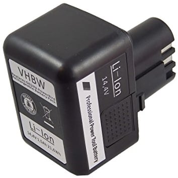 vhbw 1x Batterie Remplacement pour Würth 070091526, 070091513 pour Outil électrique, Outil de Pose pour Rivets aveugles (1500 mAh, Li-ION, 14,4 V)