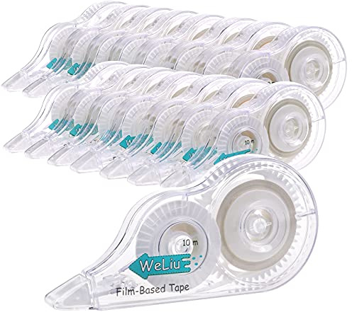 WeLiu Correction Tape,White,16 Count