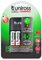 Uniross Chargeur compact 4+2 AA - AAA - 9 V + 4 piles rechargeables AA 1,2 V 2000 mAh
