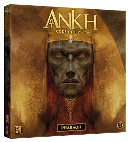 Cool Mini Or Not Inc, Ankh Gods of Egypt: Pharaoh Expansion, Board Game, Ages 14+, 2-5 Players, 90 Minutes Playing Time