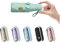 BAODINI Reise-Mini-Regenschirm für Geldbörse mit Etui – kleiner kompakter UV-Regenschirm, Sonnenschutz, leicht, kleiner Taschenschirm mit Etui für Damen und Mädchen