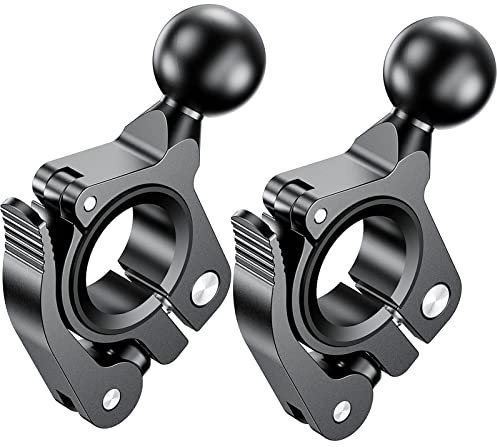 iMESTOU 1 Ram Ball Adapter for Handlebars, Aluminium 1 inch Handlebar Ball Base Work with Ram Bike Phone Mounts (2)