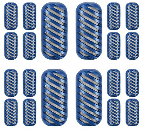 [Enhance] 20er-Pack Demineralisierungskartusche kompatibel mit HoMedics Total-Comfort Ultraschall-Luftbefeuchter Entkalkung Tabletten Filter Ersatz für Wasserentmineralisierer Oval Blau