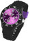 Taffstyle Damen Herren Sportuhr Armbanduhr Silikon Sport Ziffernblatt mit Datum Analog Quarz Farbige Bunte Uhr Schwarz Lila