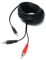 DRUT 20m 3.5mm to Twin RCA Stereo Aux Phono Audio Cable Mini Jack Lead Cord Y Splitter Headphone Cord RCA Y Splitter Adapter 65ft Black Nickel Connectors
