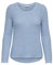 ONLY Women's Onlgeena Xo L/S Pullover KNT Noos Sweater, Clear Sky, M