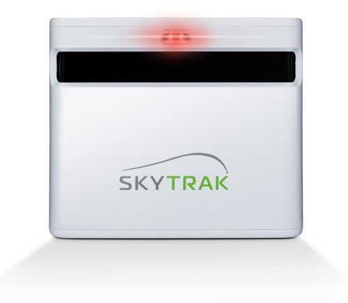 SkyTrak + Launch-Monitor & Golfsimulator - Golfanalyse auf Tourniveau mit HighSpeed Kameras & Dual-Doppler-Radar, optionale Golfplatzsoftware, Echtzeit-Gameplay-Simulation, WLAN, USB-C
