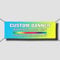 Personalisierte Banner-Fahne Selbst Gestalten-Outdoor Indoor Banner-Fügen Sie Ihr Eigenes Bild Hinzu/Text/Logo-für die Dekoration im Freien Banner Geburtstagsfeier Abschlussfeier-60×180CM