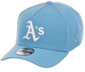 New Era Oakland Athletics MLB Cooperstown Sky Blue 9Forty A-Frame Snapback Cap - One-Size