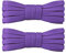 7STROBBS 2 Paires Lacets Violet pour Baskets Lacets Chaussures Lacet Plat 150CM