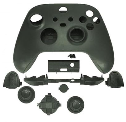 Carcasa completa compatible con mando Microsoft Xbox X/S series verde militar
