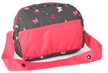 Bayer Chic 2000 853-47 Bayer Chic 2000-Wickeltasche für Puppen, Puppenwickeltasche, Puppenzubehör, Puppentasche, Konfetti pink