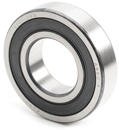 6207-2RS 35x72x17mm Doppelgummidichtungslager, ABEC-5 Vorgeschmierte Drehmaschine Deep Groove Kugellager (Packung mit 1 Stück) (6207RS 35x72x17mm)