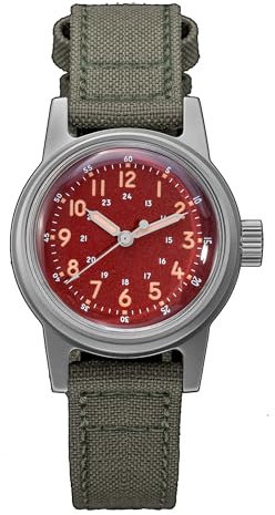 Thorn Retro Military Herren-Sportuhr 36 mm Uhr NH35A automatische mechanische Herren- und Damenuhr, V 1, Retro, modern