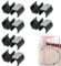 GUTERTOP 12 Stück Filzgleiter für Freischwinger, Klemmschalengleiter für Schwingstühle Möbelgleiter Ø 24-25 mm, für Freischwinger Stühle Schützen Sie Fliesenböden Holzböden und Reduzieren Sie Lärm