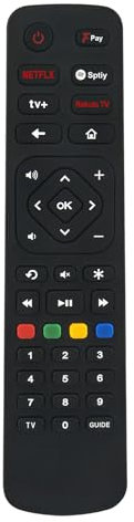 55RP620K Replacement TV Remote Control Compatible With TCL All 2022 Smart LED LCD TV's 40RS520K 43RP620K 50RP620K 55RP620K 32RS520K 65RP620K RC39J RC641 RC-NW3226001042 21001-000009