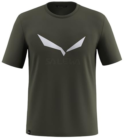 Salewa Solidlogo Dry T-Shirt M, Dark Olive, M