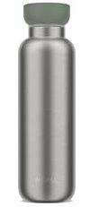 Mepal - Isolierflasche Ellipse - Doppelwandige Thermo Wasserflasche - Thermosflasche für Unterwegs - 12 Stunden heiß & 24 Stunden kalt - Edelstahl - 500 ml - Nordic sage