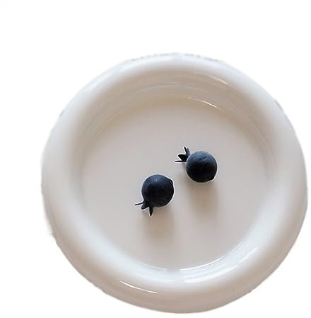 Assiettes Service de Table Assiette ronde mignonne, assiette de petit déjeuner, assiette à Dessert, cuisine à domicile, Restaurant café, assiette Plate blanche, assiette profonde Assiette(M)