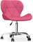 Iconik Interior Wito Fucsia - Sedia da ufficio girevole da ufficio, tappezzata in similpelle