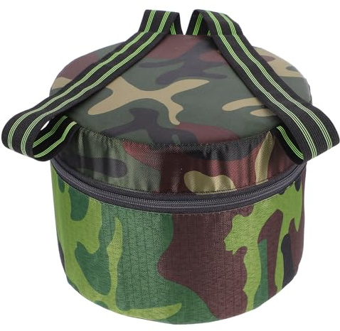 Abaodam Tragbarer Gartenhocker 18cm aus Metall und Stoff Praktischer Kleiner Sitzhocker für Männer Frauen mit Reißverschluss für Haus und Garten Zufällige Farbe Zufällige Farbe