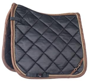 HKM Golden Gate Bit Saddle Cloth Deep Grey Pony dressage