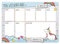 Wochen-Kalender Mein Wochenplaner mit Einhorn Motiv I DIN A4 I Notiz-Block Wochenplan Organizer undatiert I zum Abreißen I dv393