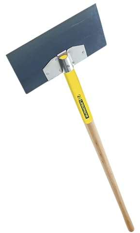 Leborgne - Grattoir Douille Intégrée 30 cm - Lame Acier Trempé - Manche Bois Certifié PEFC 100% - Lame Rivetée - Outillage de Jardin - Racle et Nettoie Coffrages et Dalles Béton