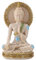 Mini Sandstein Buddha Statue, 7cm Skulptur Buddha Figur in Sandstein Finish für Home Ornament Dekoration