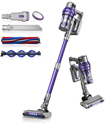 Laresar Cordless Vacuum, 26Kpa Elite 1 With LED, up to 30Mins, for Hardwood Floor & Carpet Cleaning