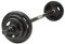 Mirafit Black 20kg Studio Pump Set - For Aerobic Weights Exercise