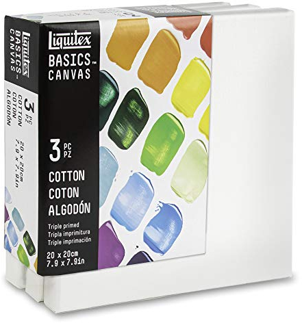 Liquitex Basics Lot 3 Châssis 20X20cm