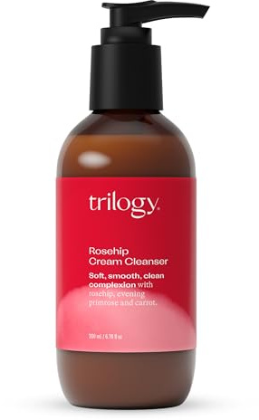 Trilogy Cream Cleanser - Sanfte Reinigungscreme für trockene & empfindliche Haut, natürliche Gesichtsreinigung, feuchtigkeitsspendend und erfrischend, 100% natürliche Inhaltsstoffe, vegan