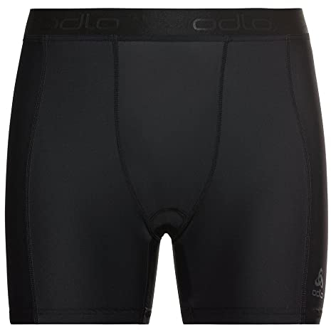 Odlo Herren Fahrradhose Kurz Active Sport I Gepolsterte Radlerhose Innenhose Mit Sitzpolster Radunterhose, Schwarz, XL EU