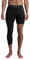 OEBLD Single Leg 3/4 Kompressionsstrumpfhose, Unisex Sport Kompressionshose, Einbein-Basketball-Beinärmel, Schwarz-links-kurz, Large
