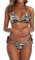 SHERRYLO Tanga-Bikini, Badeanzug für Damen, schwarz, brasilianischer String-Bikini, Badeanzug, dreieckiges Top, Badeanzüge, Badeanzüge, Camouflage, XL