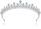 Lovelyshop Shinny Zirkone Zarte königliche Braut Legierung Tiara für Hochzeit Party Quinceanera