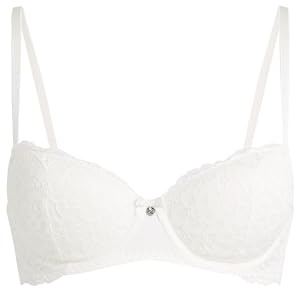 Hunkemöller Vorgeformter Bügel-BH Marine - Snow White - 80F