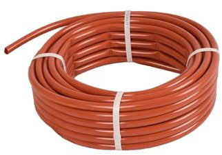 JARDIN202 - Tubo Goteo 16 mm Marrón – Bobina Agrícola | Rollo de 100 metros (Sin gotero)