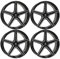 4x MB Design Felgen KV1S 9.5Jx21 ET38 5x108 Glanzschwarz poliert kompatibel mit Jaguar E-Pace F-Pace XF