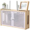 AeRko Large WiFi Router Storage Box, Wall Mount Router Shelf, Organizer, Cord Management Container, Creative White Decorative Floating Rack, 9 Sizes (48 * 12 * 28cm)