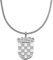 d'origine Kroatien Wappenkette, Kroatische Flaggenkette, Kroatien Schmuck, Kroatischer Schmuck, Kroatischer Wappenschmuck für Herren Gold