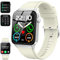 Montre Connectée Homme Femme avec Appel Bluetooth, 1.85 Smartwatch avec Podometre/Cardiofrequencemetre/Sommeil, Smart watch avec 100+Modes Sportifs, Etanche IP68, Montre Intélligente pour Android iOS