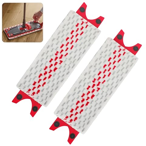 2 Stück Bodenwischer Ersatzbezug Microfasertuch Wischbezug Bodenwischer Bezug für Vileda Ultramax Ersatzbezug zur Schmutzentfernung Reinigung von Böden