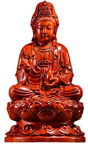 Ornamente Guan Yin Statue Figura, Quan Yin Statue, Kwan Yin Statue, Kuan Yin Statue, Wohnzimmer, Zuhause, Bürodekoration, Beste chinesische Geschenke, Holz