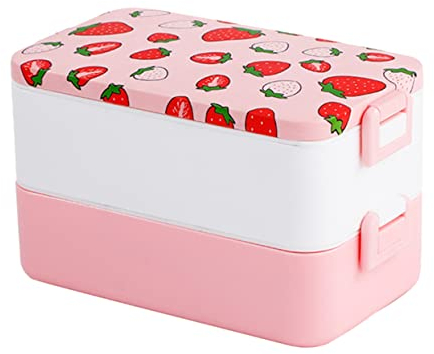TOPBATHY Caja infantiles tarteras infantiles recipientes de almuerzo de metal bento aislado contenedor de almuerzo bento Acero inoxidable envase alumno polipropileno