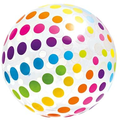 mimika Pelotas de Playa, Pelota de Playa Gigante,Bola Inflable Colorida de PVC de 19,68 Pulgadas - Juguetes interactivos de Playa, Divertidos Juegos de Piscina para Juegos y Actividades acuáticas al