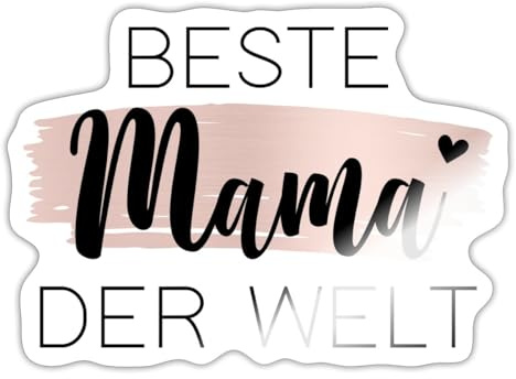 Beste Mama Der Welt Muttertagsgeschenk Sticker Aufkleber